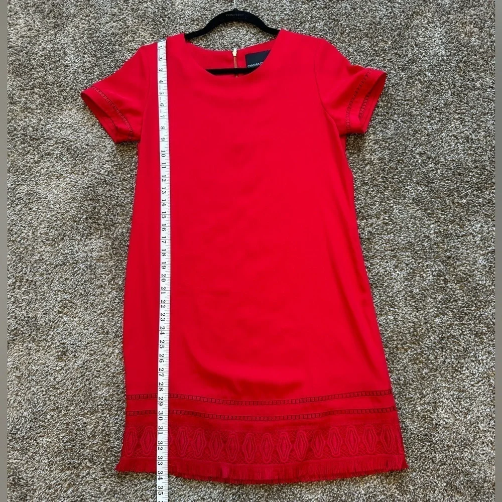 Cynthia Rowley Red Dress Size 4 - Picture 3 of 5